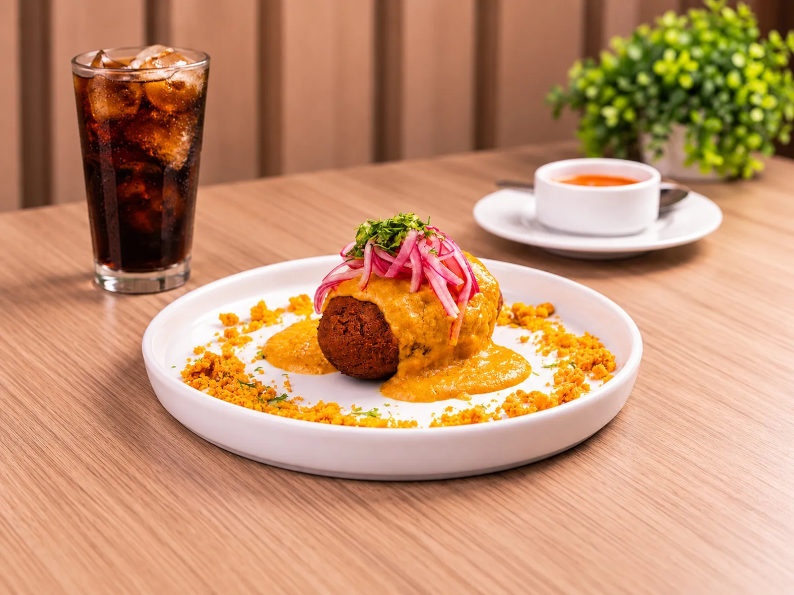 CORVICHE DE PESCADO CON SALSA DE MANI